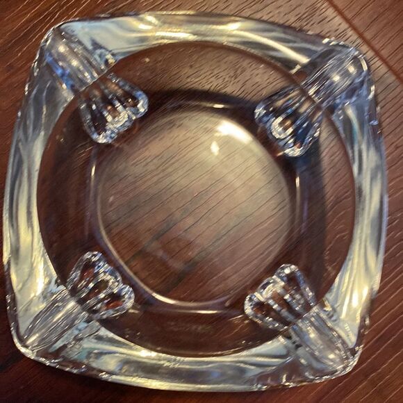 Vintage Crystal Ashtray - Picture 1 of 5